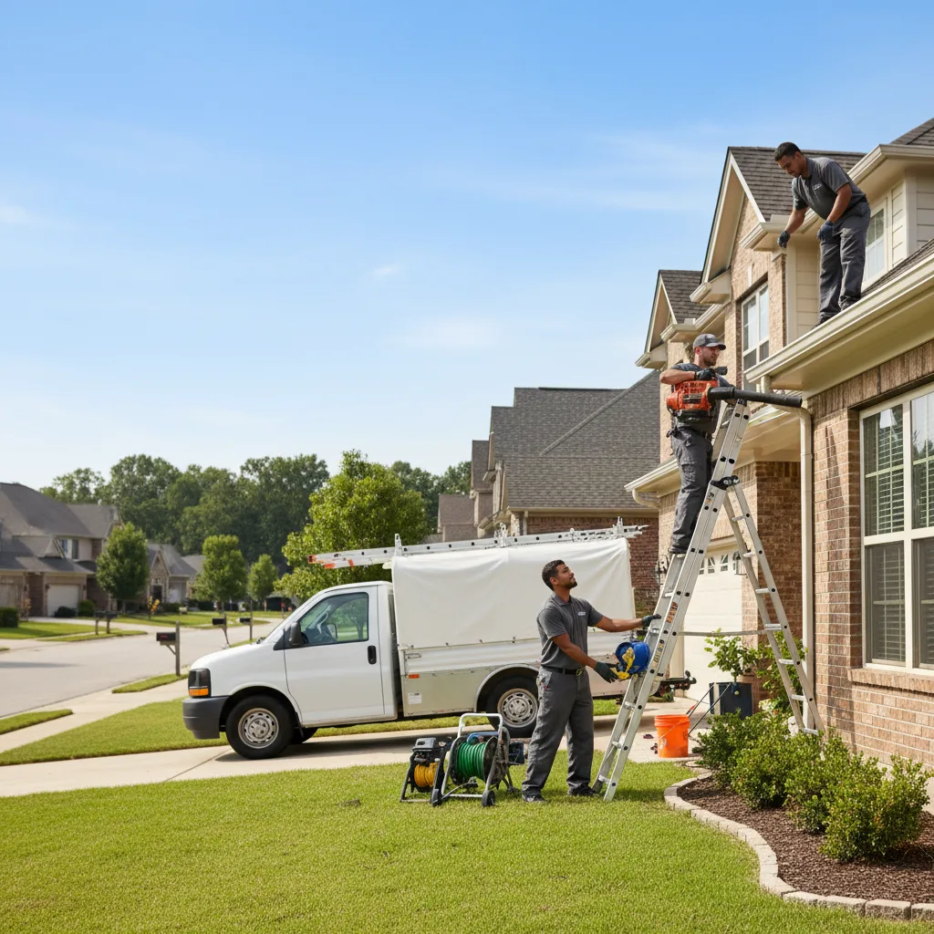 Home Gutter Service in Hallett, OK near me